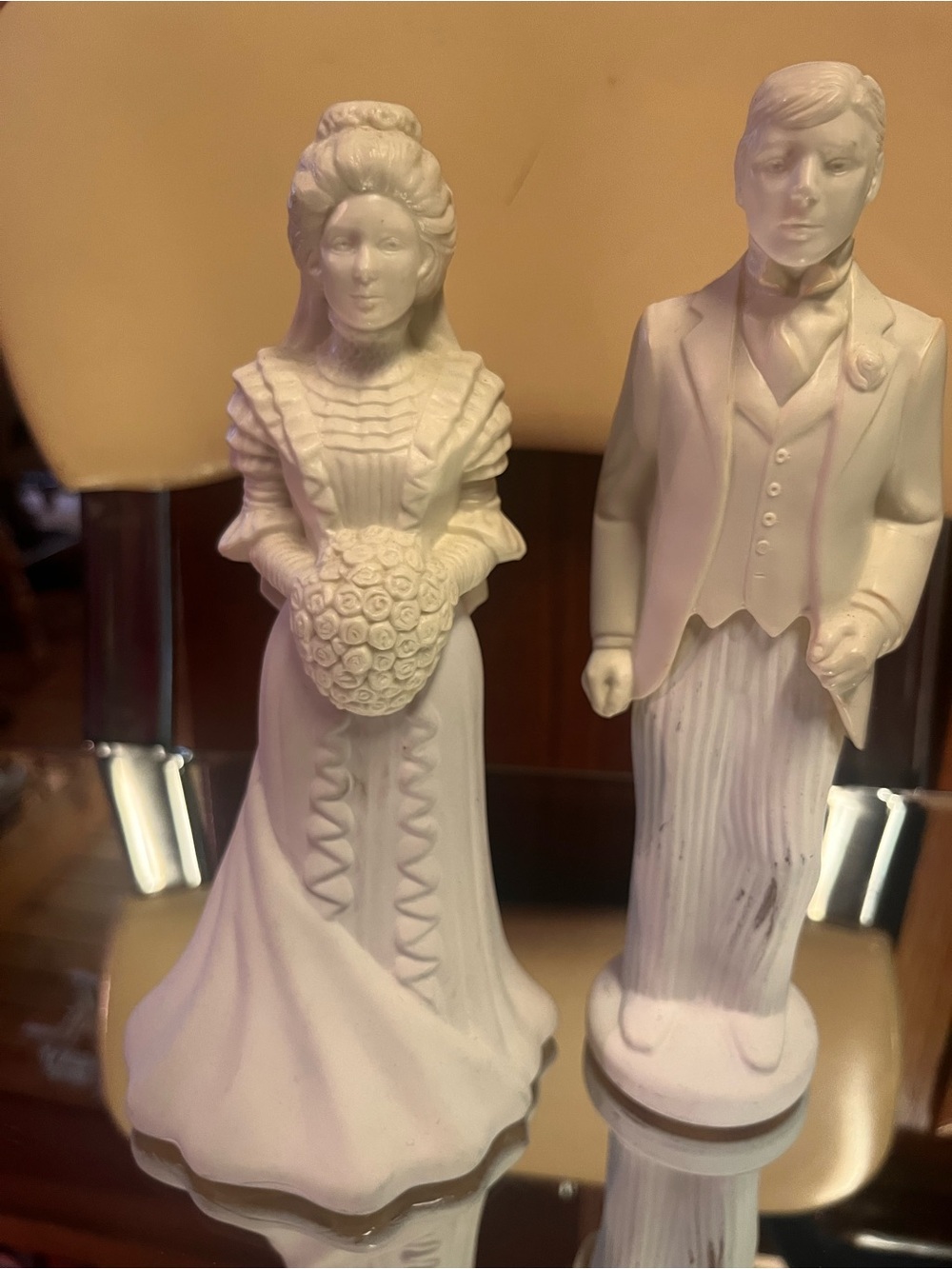 Vintage Avon Bride and Groom Decanters